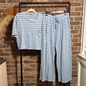 Monrow Stripe Lounge Set